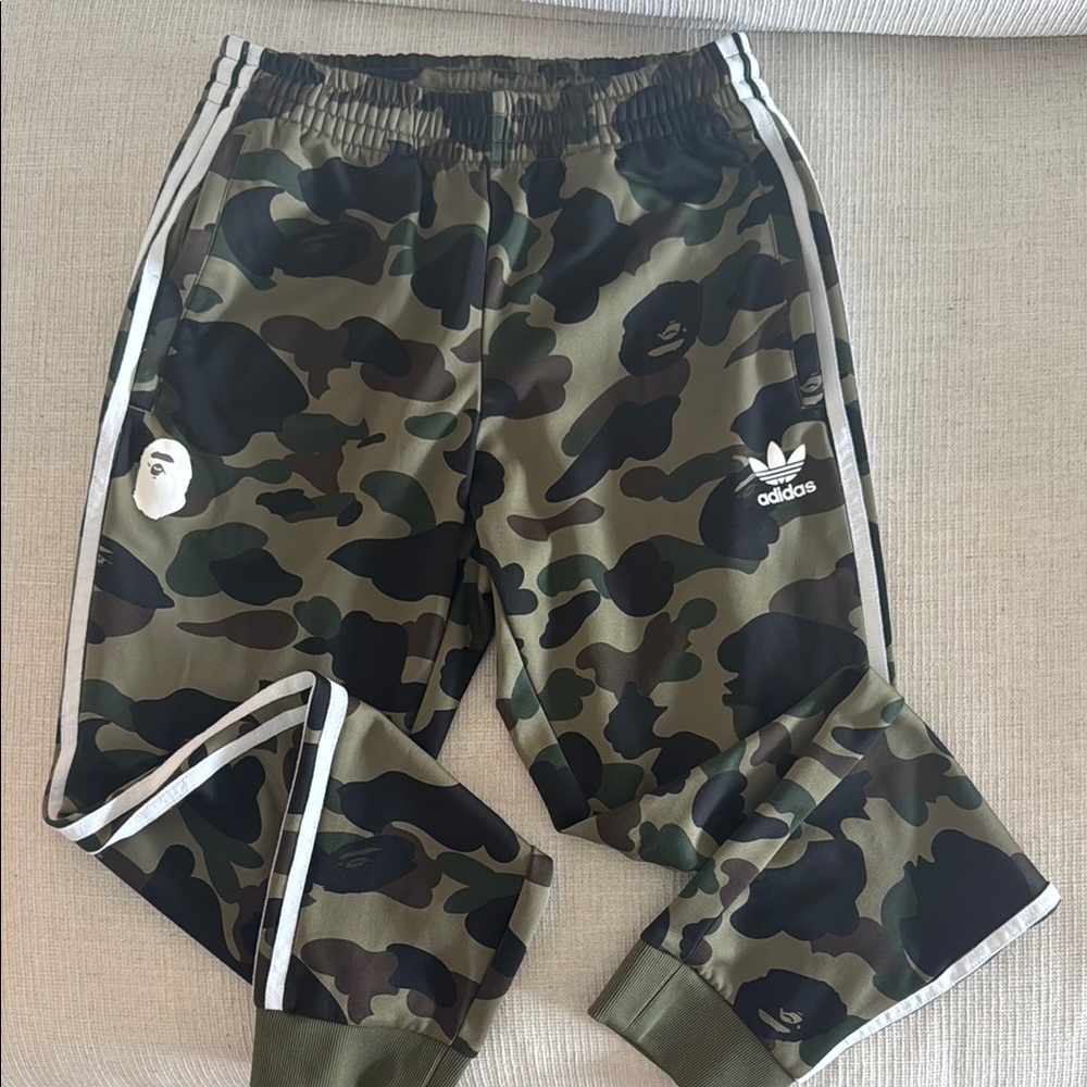 Bathing Ape x Adidas Rare FW18 Camo Track Pants